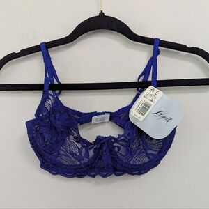 Vintage Lillyette Sheer Lace‎ Unlined Bra